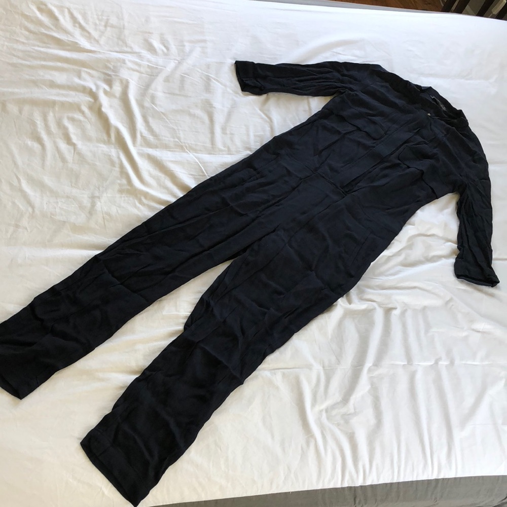 Zara Basic Zippered Jumpsuit
